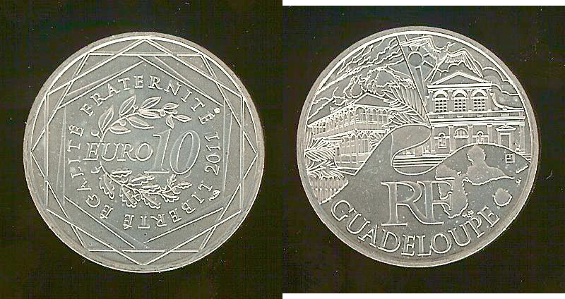 10€ Guadelope 2011 BU